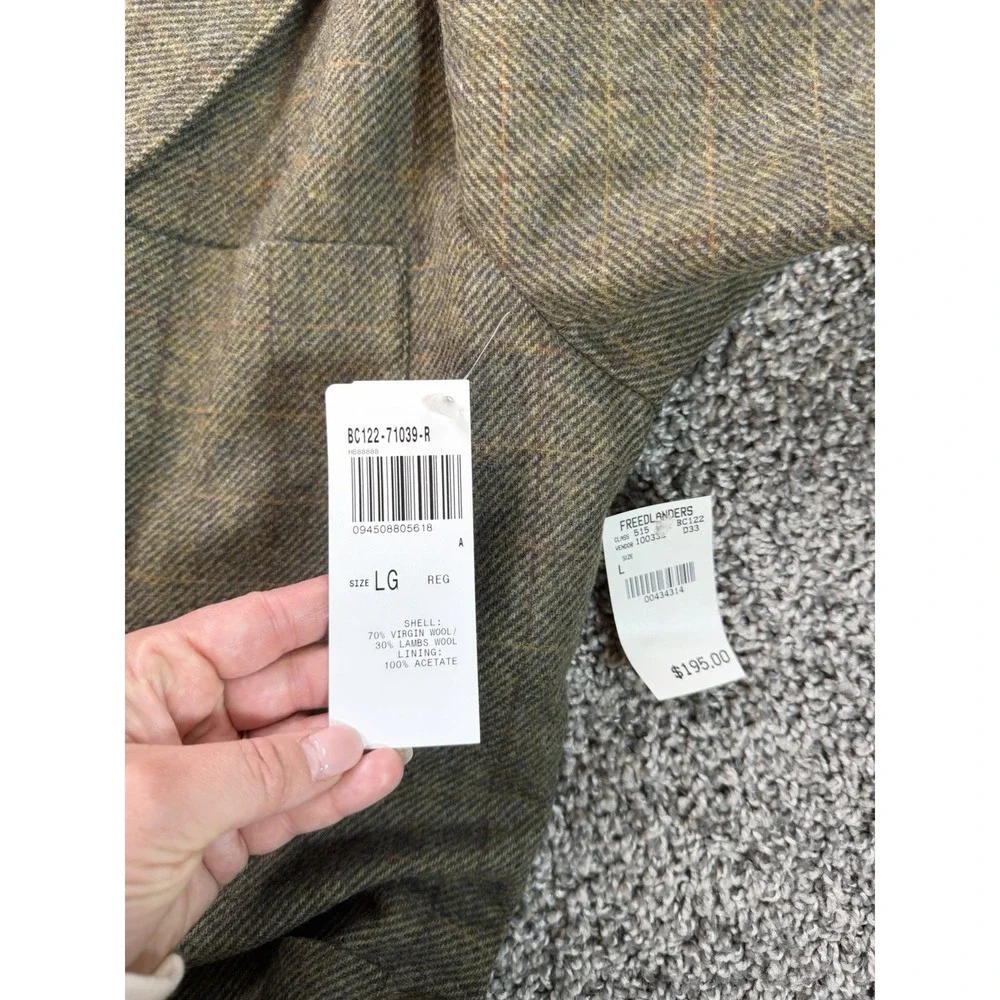 Vintage Pendleton Wool Blazer Men's Size Large Green NWT